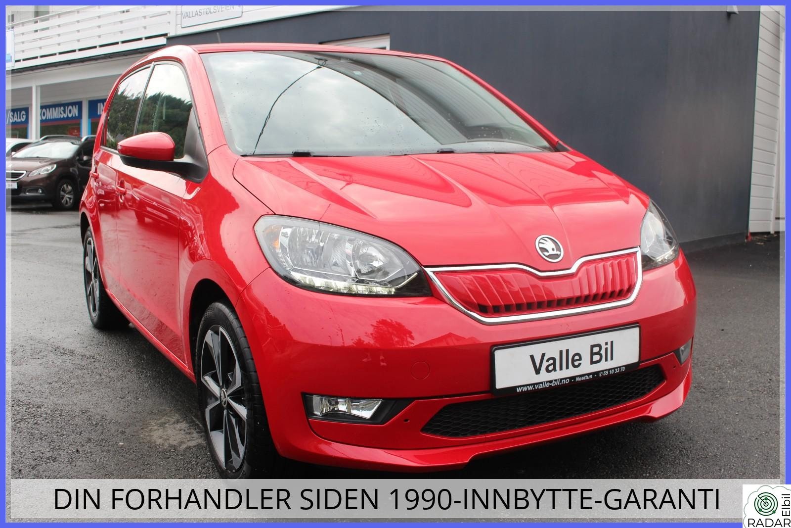 SKODA CITIGO 253KM Rekkevidde/1 Eier/LAV KM/EU ok 8/28/1 Års GARANTI
