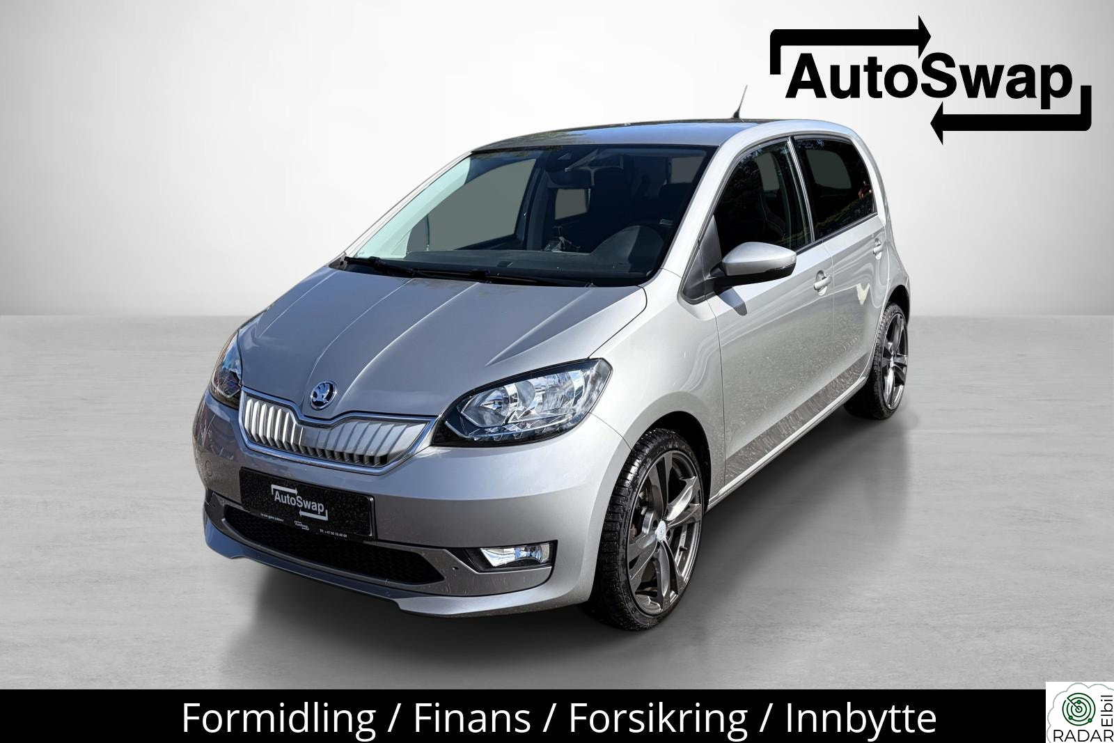 SKODA CITIGO Electric Style. 260km. Norsk/Cruise/DAB/BT/PDC/S+V Hjul