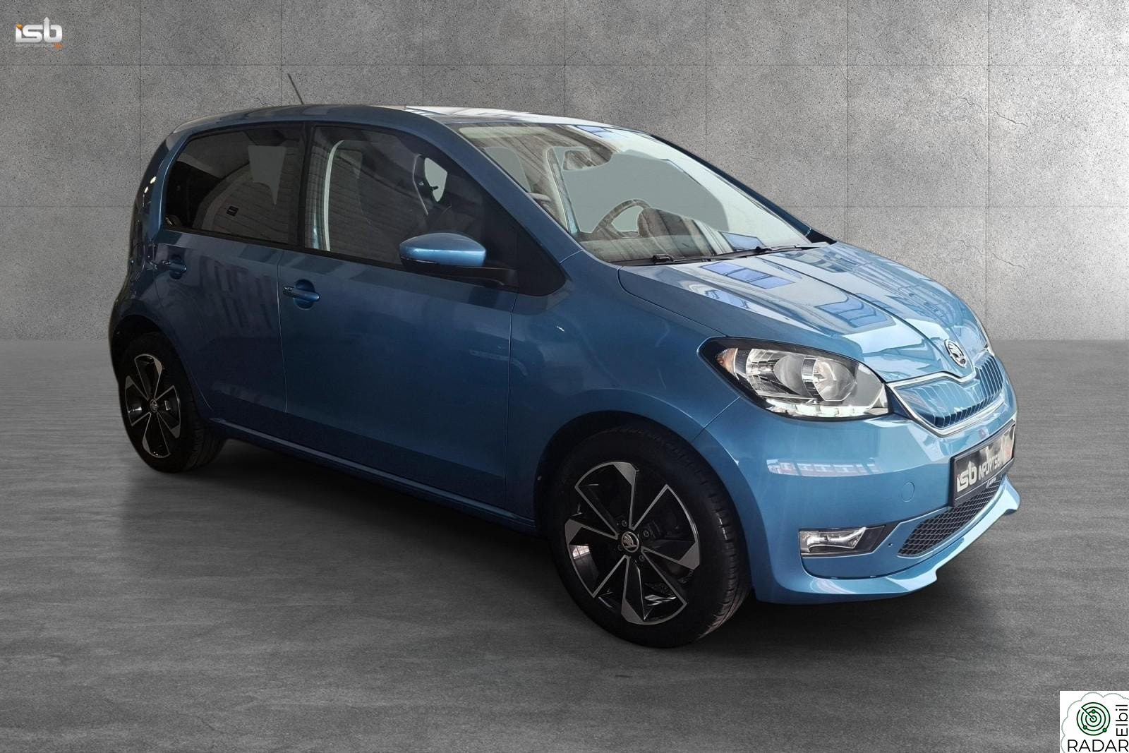 SKODA CITIGO E-iV STYLE 83HK AUT 5-DØRS KLIMA DAB+ BLÅTANN NORSK ++