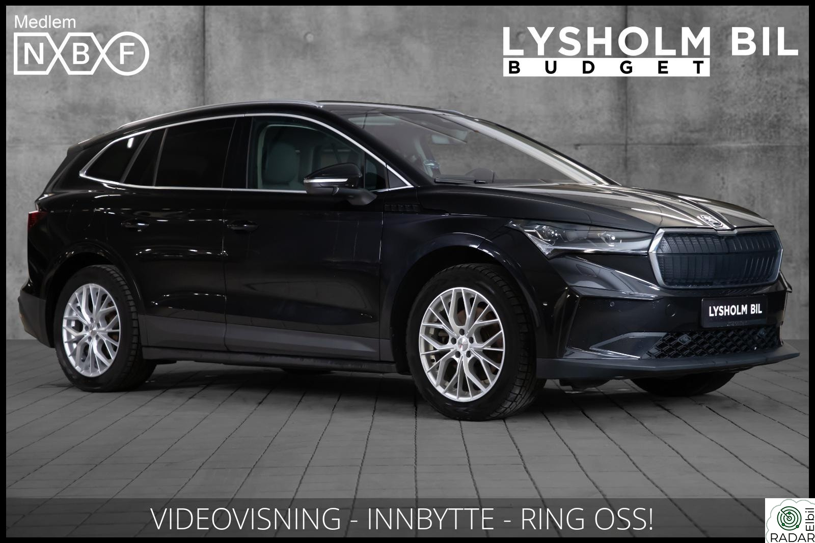 SKODA ENYAQ 60 iV60/Delskinn/Matrix/Adaptiv Cruise/Navi/Ryggekamera