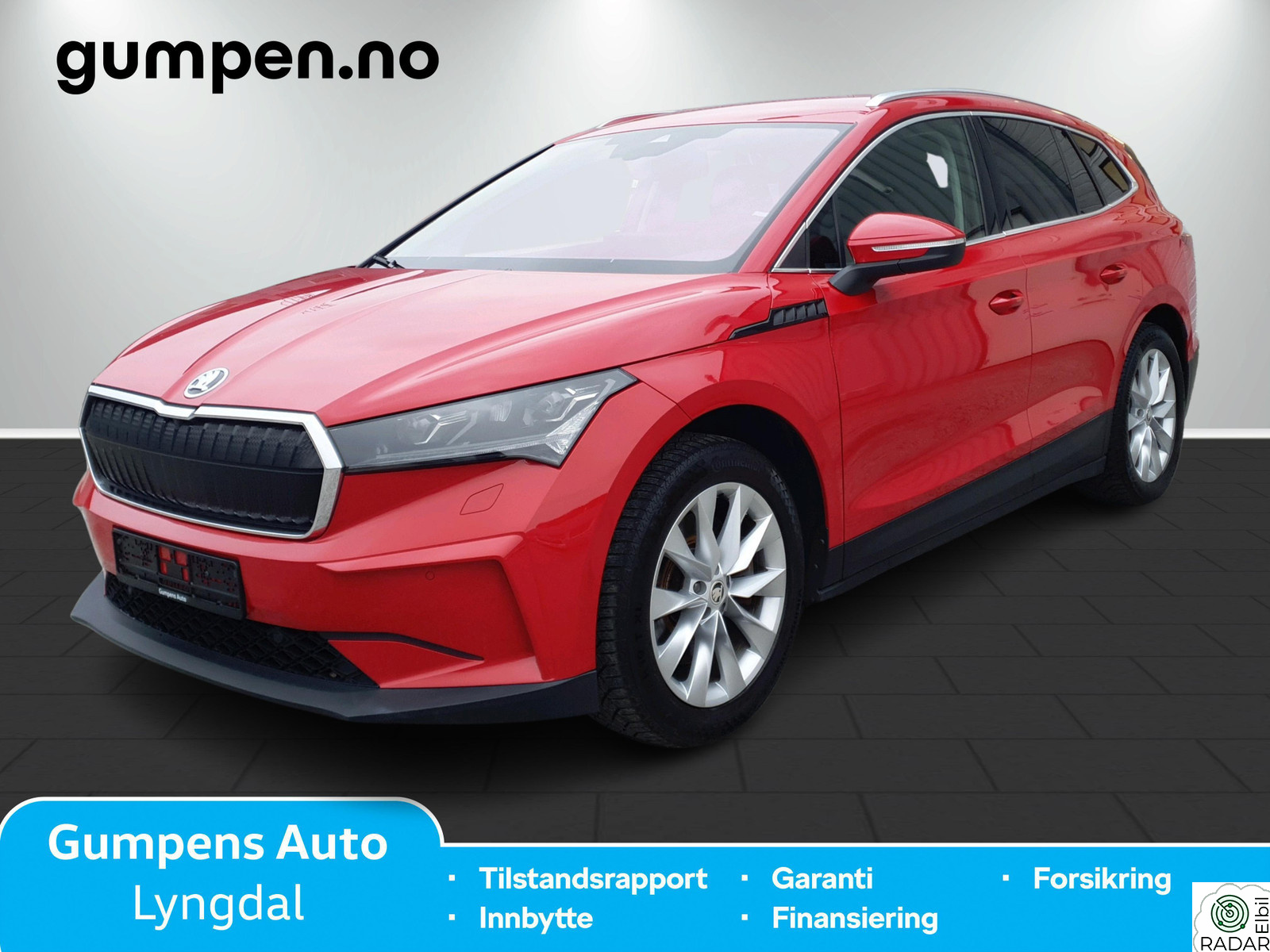 SKODA ENYAQ 80 iV80 skinn,kamera,krok,acc,el.bakluke,navi,Matrix,21"