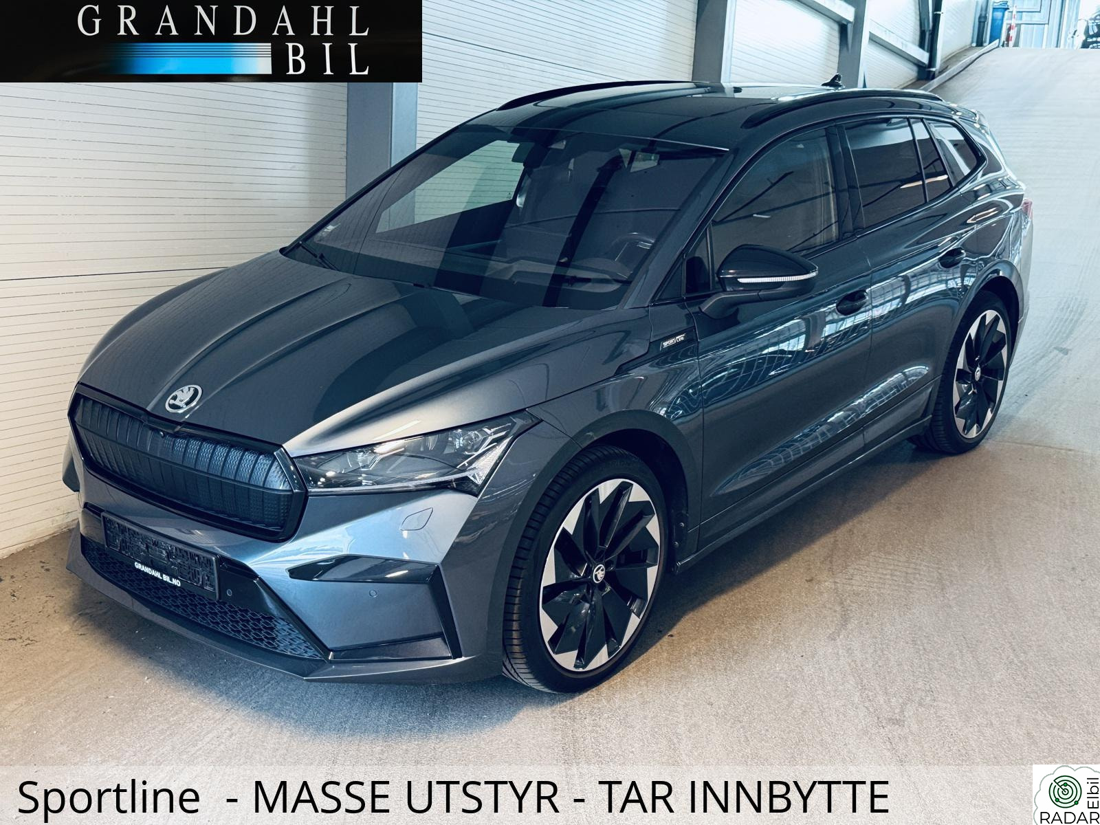 SKODA ENYAQ 80 IV80 - Sportline - El. seter - Panorama Tak - Tar innby