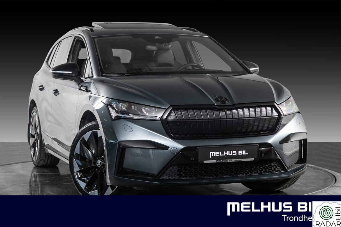 SKODA ENYAQ 80 iV80 204hk Sportline|21"•KROK•PANORAMA•SKINN•FRIFRAKT