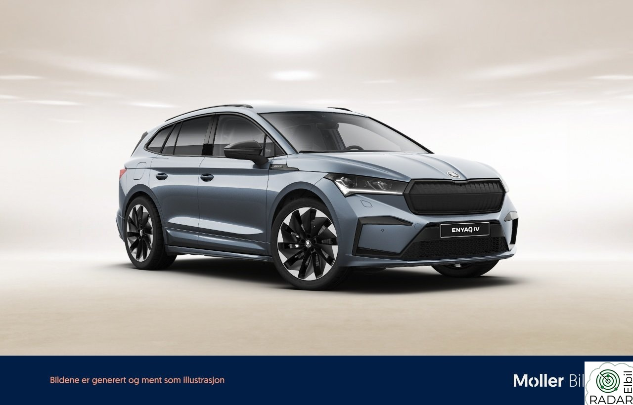 SKODA ENYAQ 80 iV 80 Sportline - R.Kam, Matrix, Delskinn, Krok, Navi