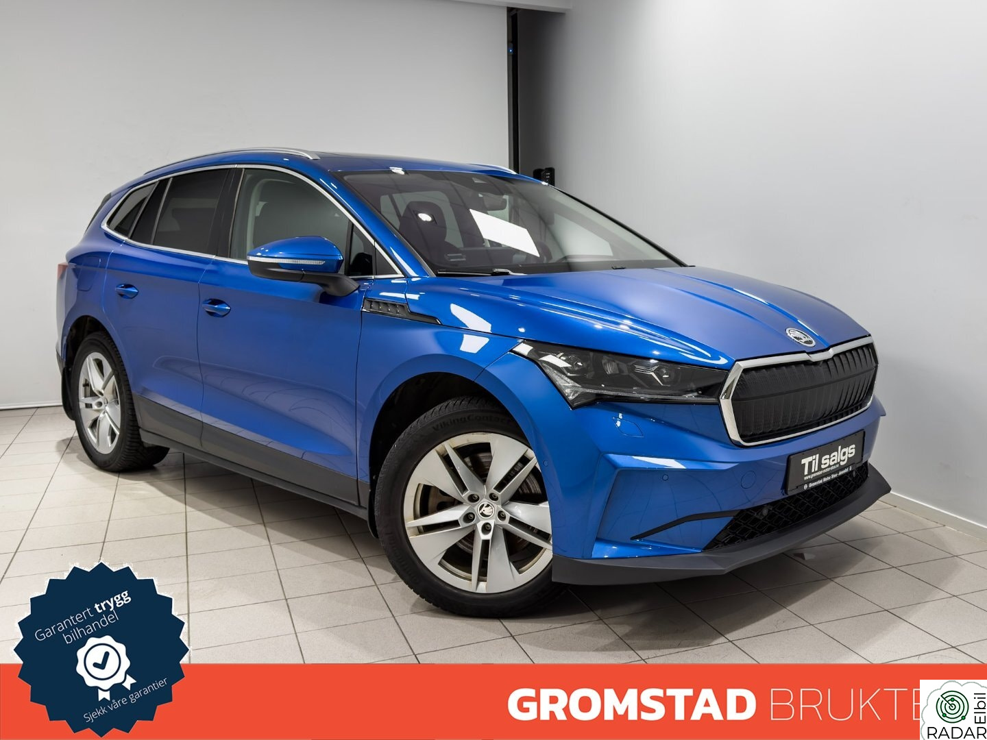 SKODA ENYAQ 80 iV80 Norsk/R.kam/Skinn/HUD/LED-Matrix/Panorama/Krok/++