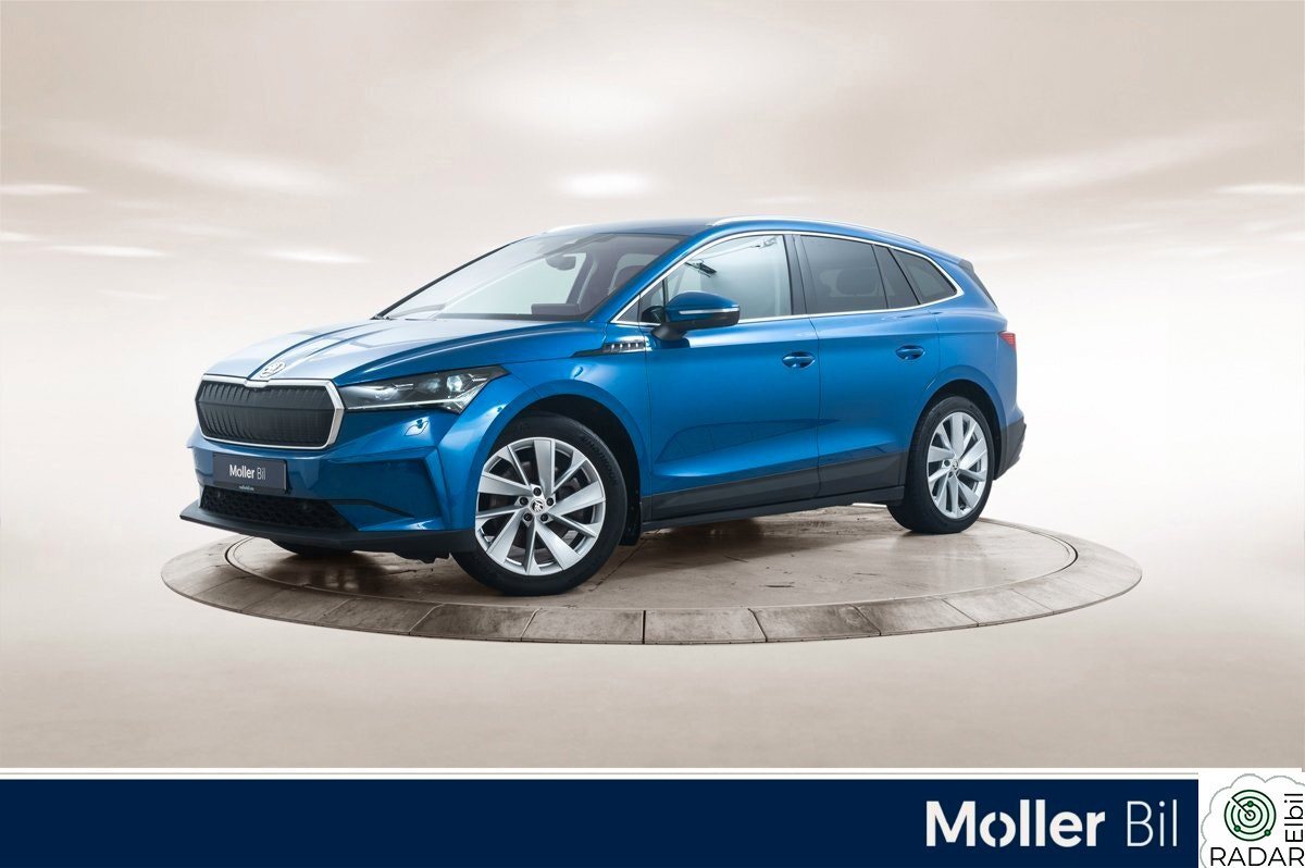 SKODA ENYAQ 80 iv 80 - 360kam, Matrix, Delskinn, Krok, Navi, ACC