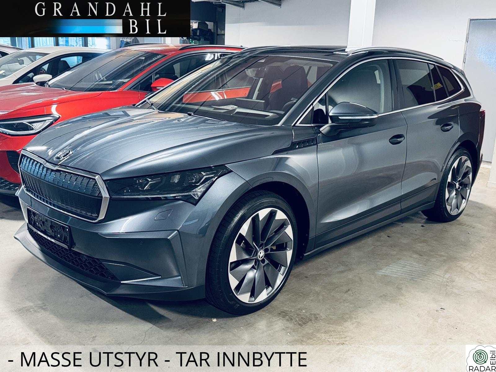 SKODA ENYAQ 80 IV80 - SKINN- El. seter - Panorama Tak - Hengerfeste