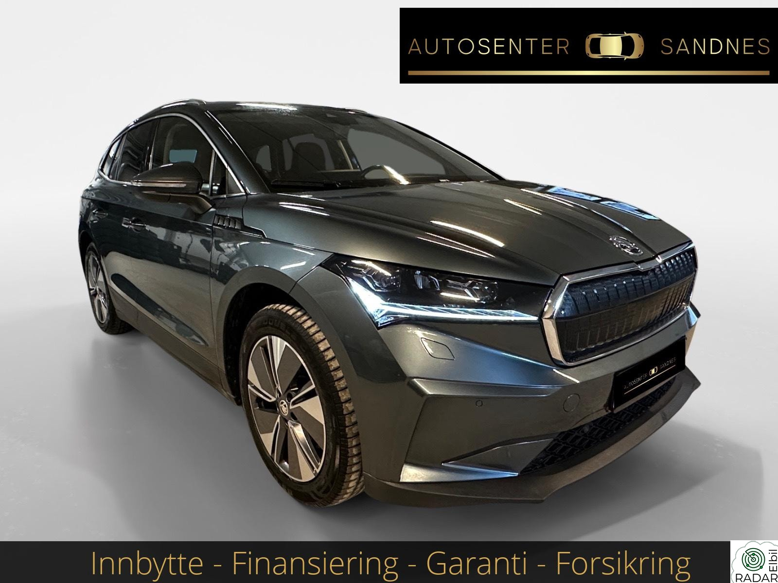 SKODA ENYAQ 80 80/Skinn/R.kamera/Krok/Navi/Bluetooth/LED++