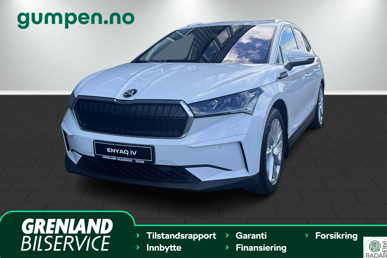 SKODA ENYAQ 80 Enyaq, IV80, High plus, Skinn, H.feste, 360-kamera