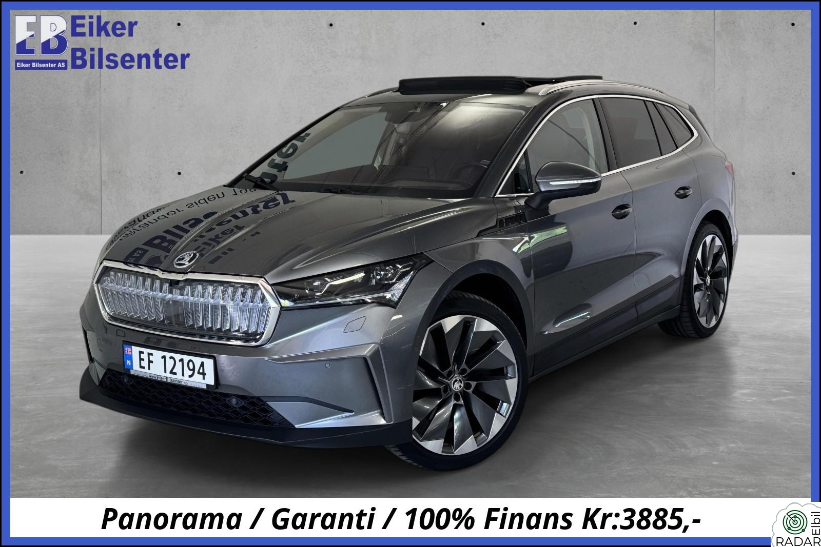 SKODA ENYAQ 80 80/204Hk/Acc/Panorama/Crystal Face/Helskinn/HUD/Krok/21