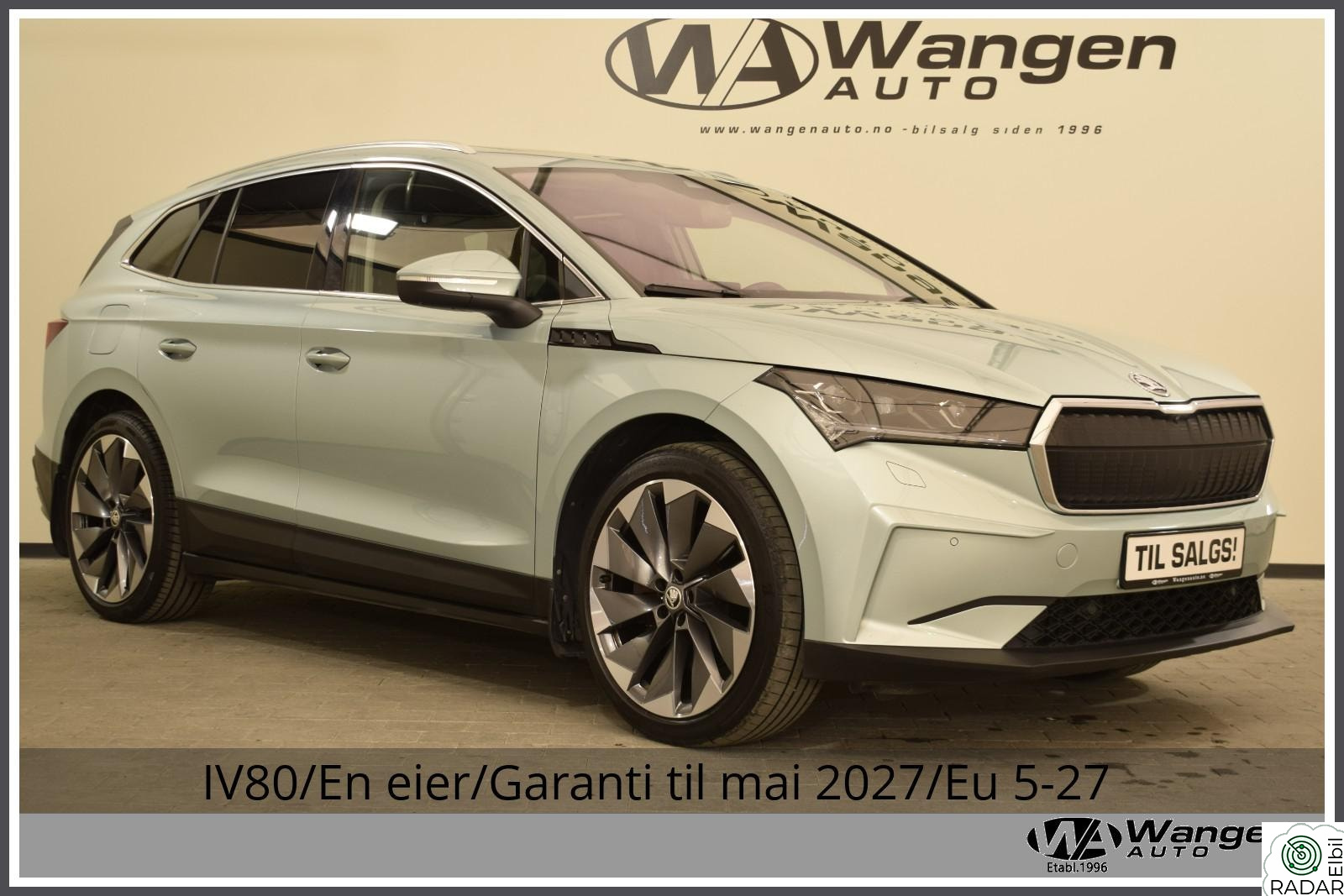 SKODA ENYAQ 80 IV80/En eier/Garanti til mai 2027/Eu 5-27
