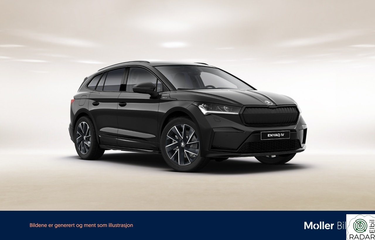 SKODA ENYAQ 80 iV 80 Sportline - HUD, 360Kam, Matrix, Delskinn, Krok