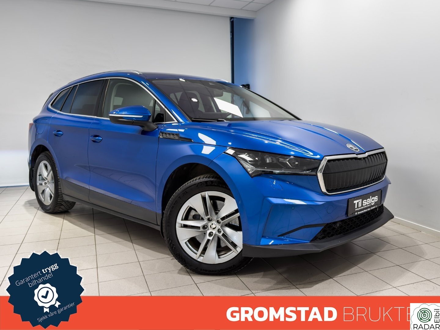 SKODA ENYAQ 80 iV80 Norsk/360.R.kam/Delskinn/LED-Matrix/Hengerfeste/++