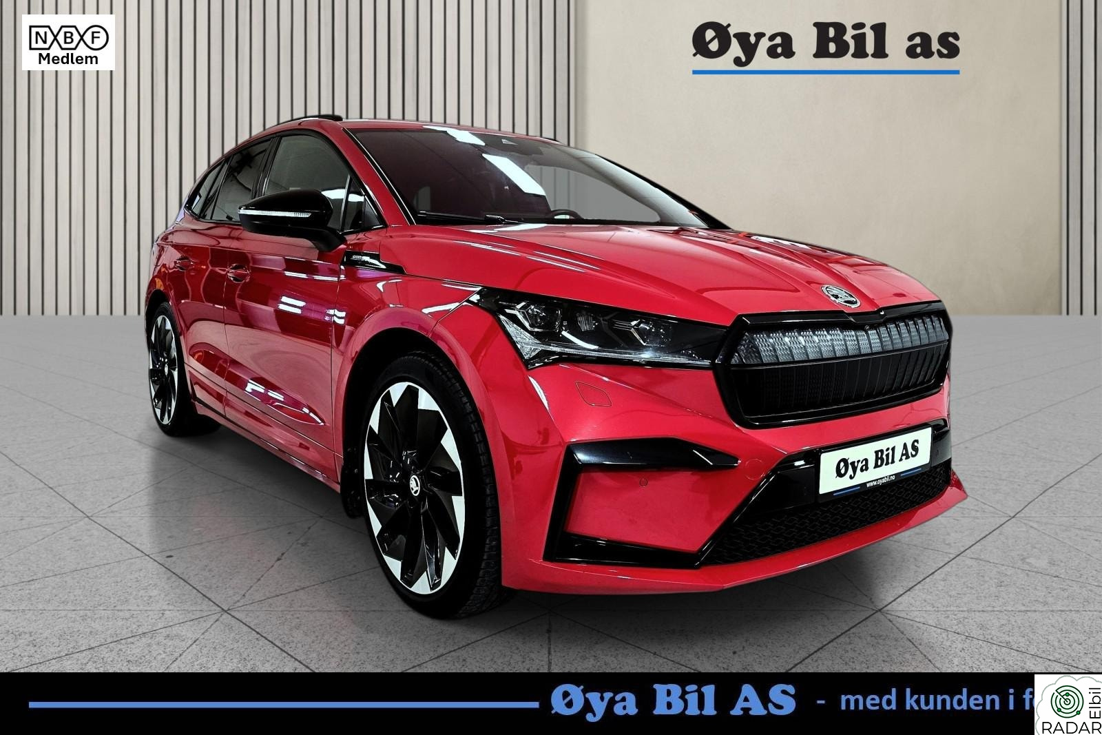 SKODA ENYAQ 80 80-SPORTLINE-MATRIX-21"-KOMFORT+-SPORTSPAKKE-VARMEPUMPE