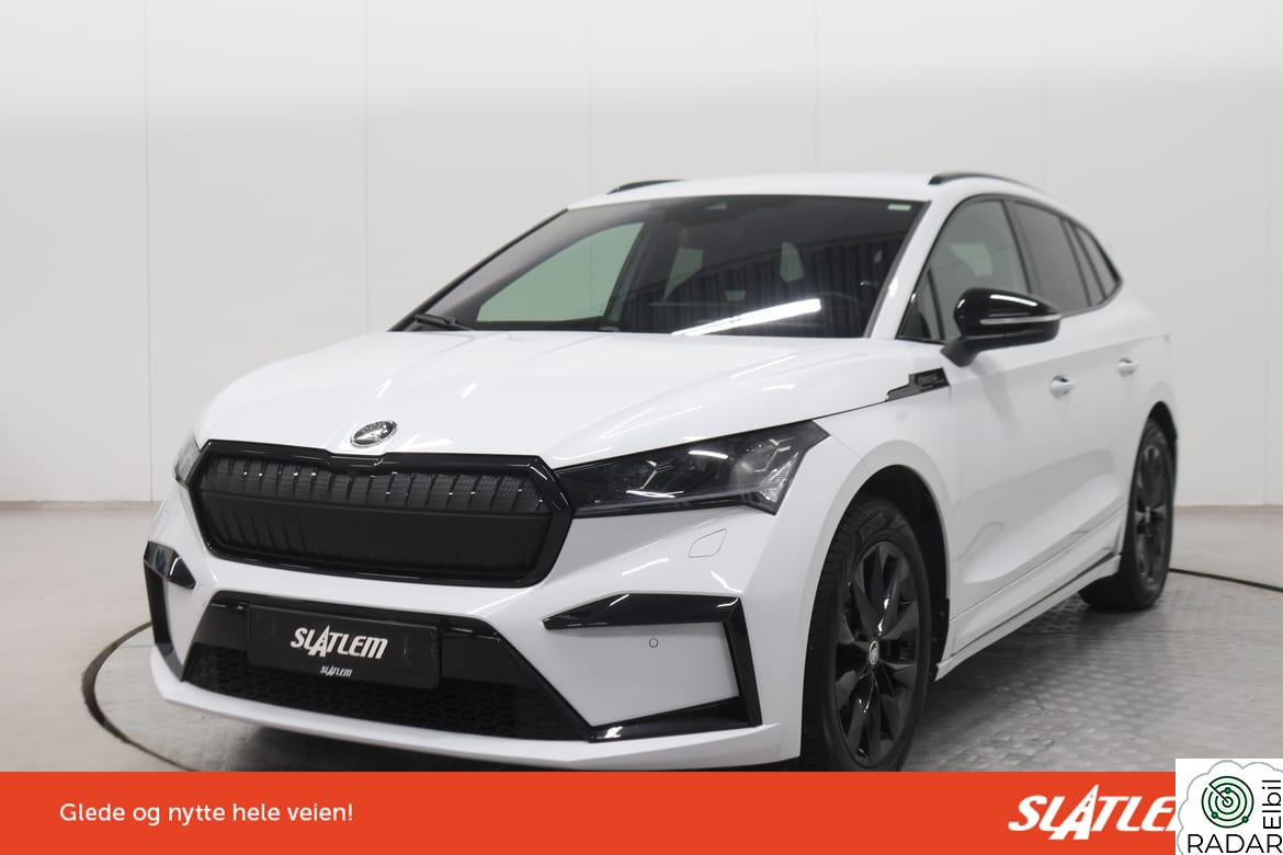 SKODA ENYAQ 80 IV80/Sportline/1.reg sommer2024/Krok/HUD/Velutstyrt