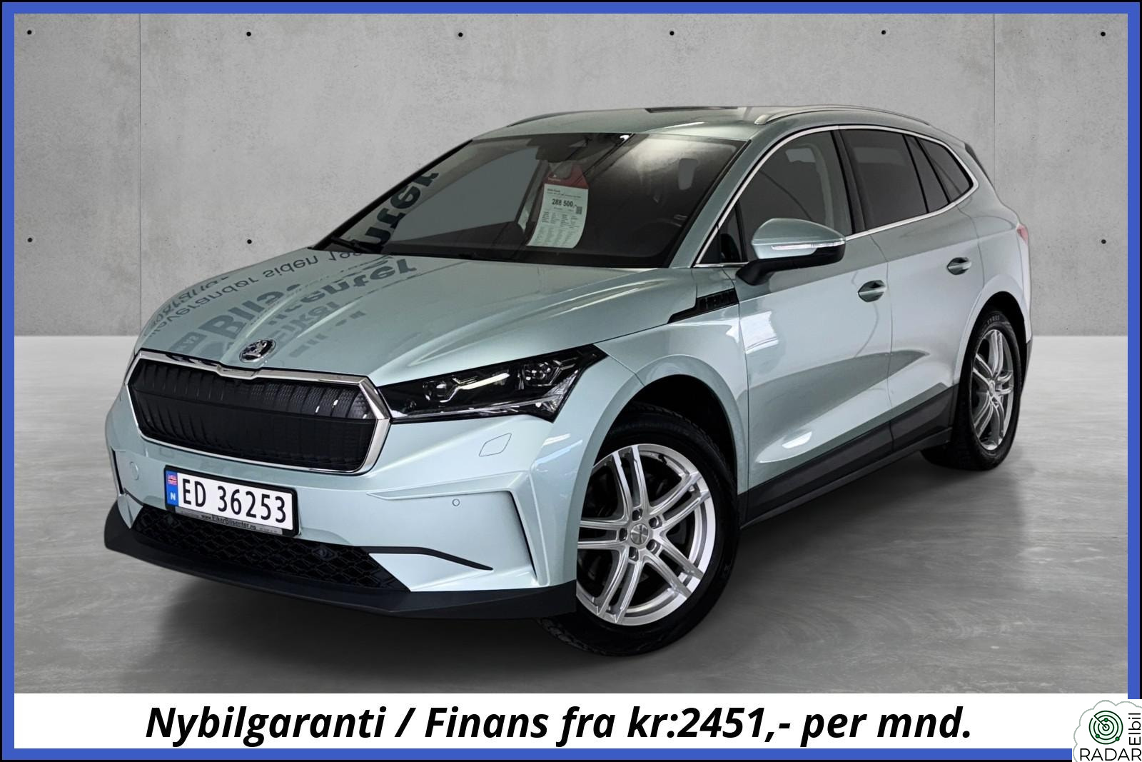 SKODA ENYAQ 80 80/204Hk/520Km WLTP/Skinn/Rattvarme/El sete/H.feste