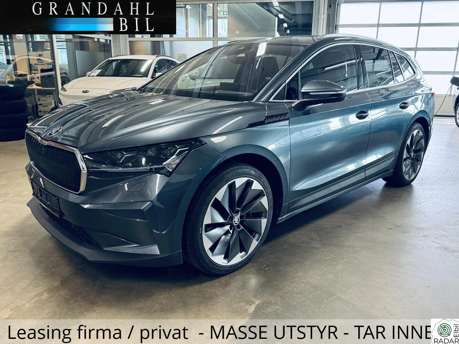 SKODA ENYAQ 80 IV80 - SKINN- El. seter - Panorama Tak - Hengerfeste