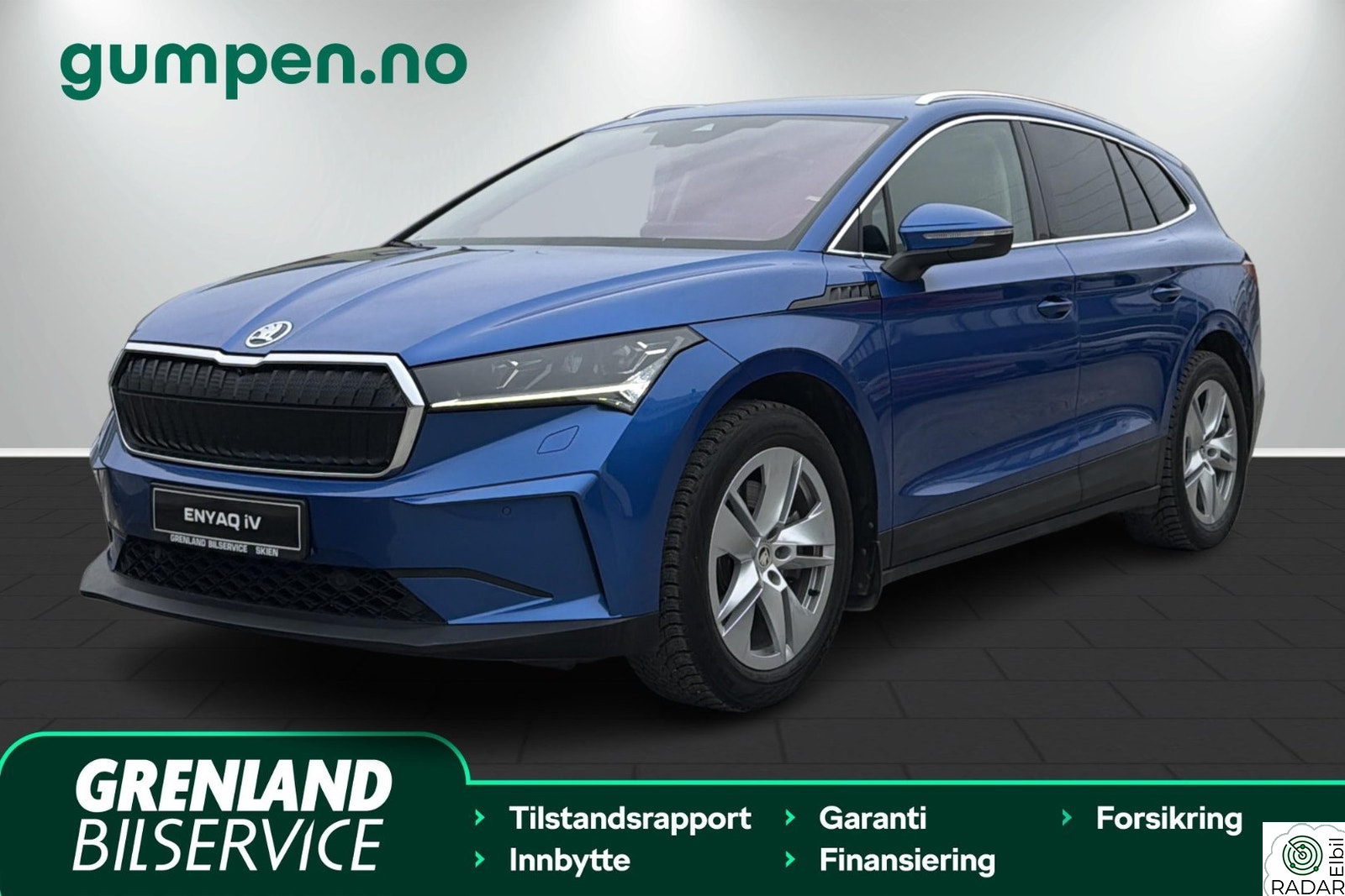 SKODA ENYAQ 80 iv80, High Plus, Skinn, Hengerfeste , Navi, HUD