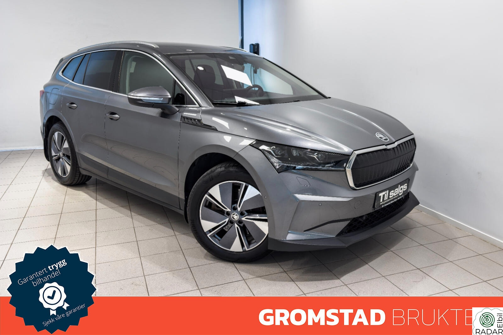 SKODA ENYAQ 80 iV80 Norsk/R.kam/Skinn/LED-Matrix/Krok/150'km garanti