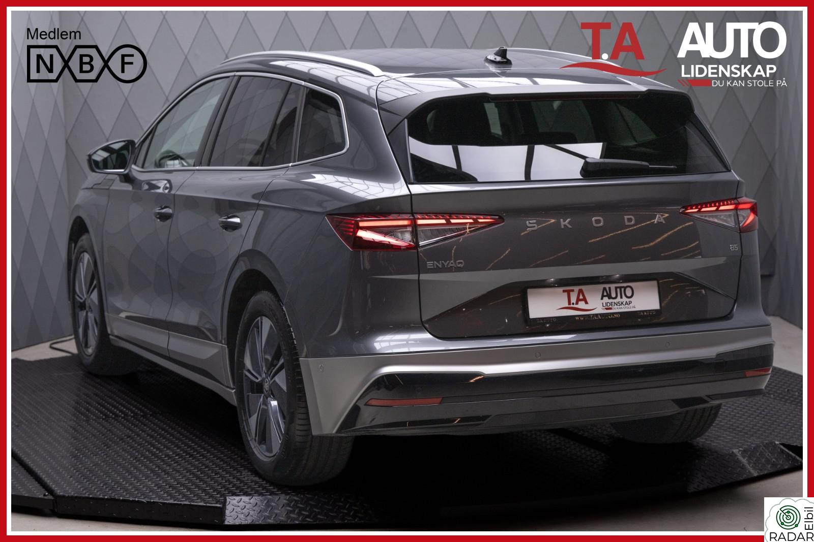 SKODA ENYAQ 85 85 566KM WLTP ACC H.FESTE HUD 360 MASSASJE FACELIFT