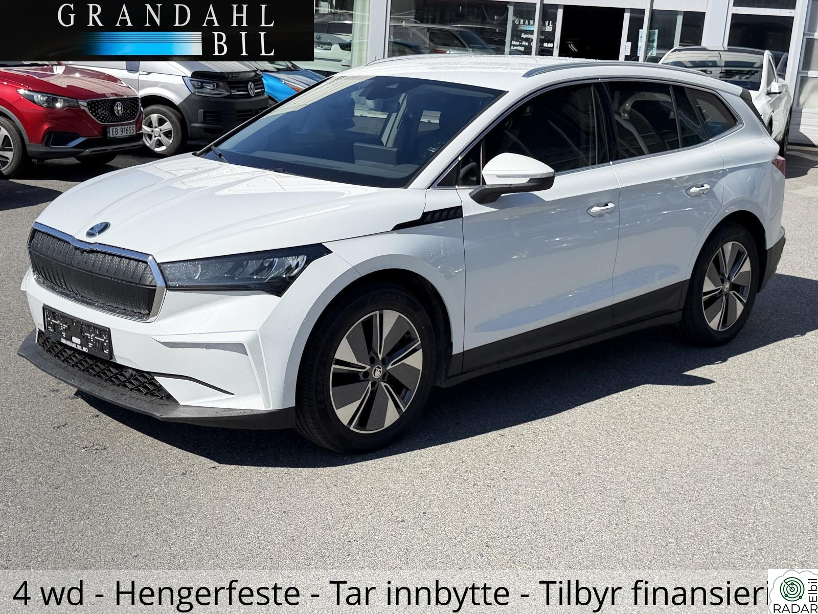 SKODA ENYAQ 80X IV80 X - 4x4 - Ryggekamera - Hengerfeste - Varmepumpe