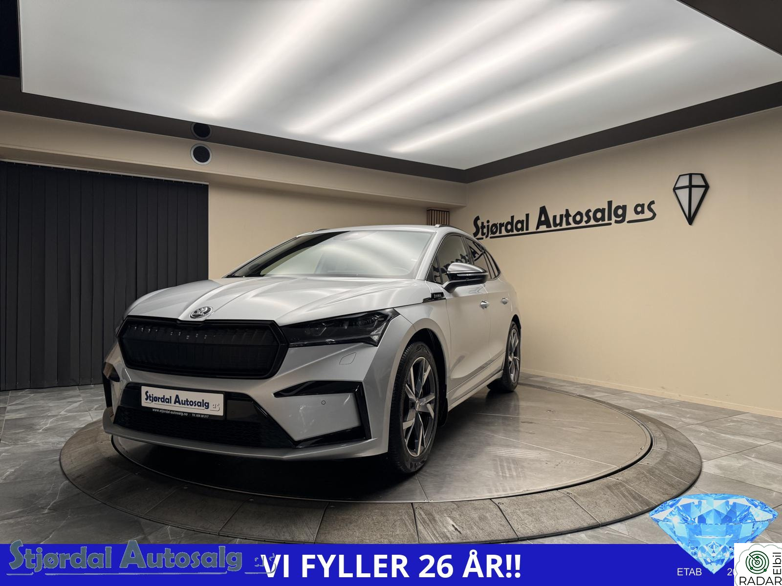 SKODA ENYAQ 80X 80X Sportline/Massasje/Navi/3xClima/ACC/Krok/1eiers Bil