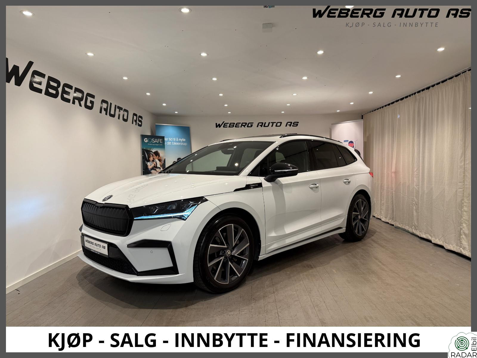 SKODA ENYAQ 80X IV80X/4x4/SPORTLINE/MATRIX/ACC/HUD/KROK/RKAM/DAB/NAVI +