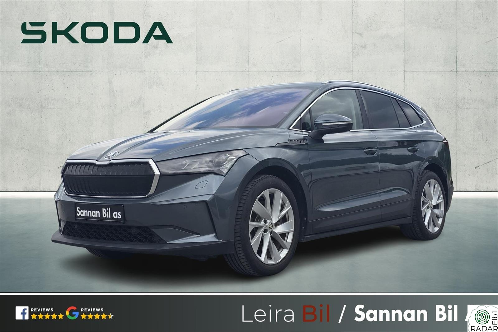 SKODA ENYAQ 80X iV 80X **ÉN EIER|LAV KM|MATRIX|UTSTYRSBOMBE**