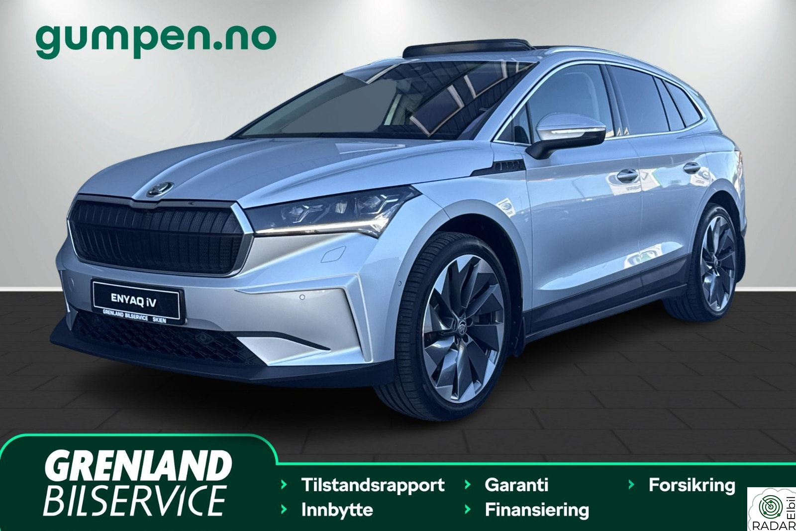 SKODA ENYAQ 80X 80X, Hengrfeste, Soltak, DAB+, LED Matrix
