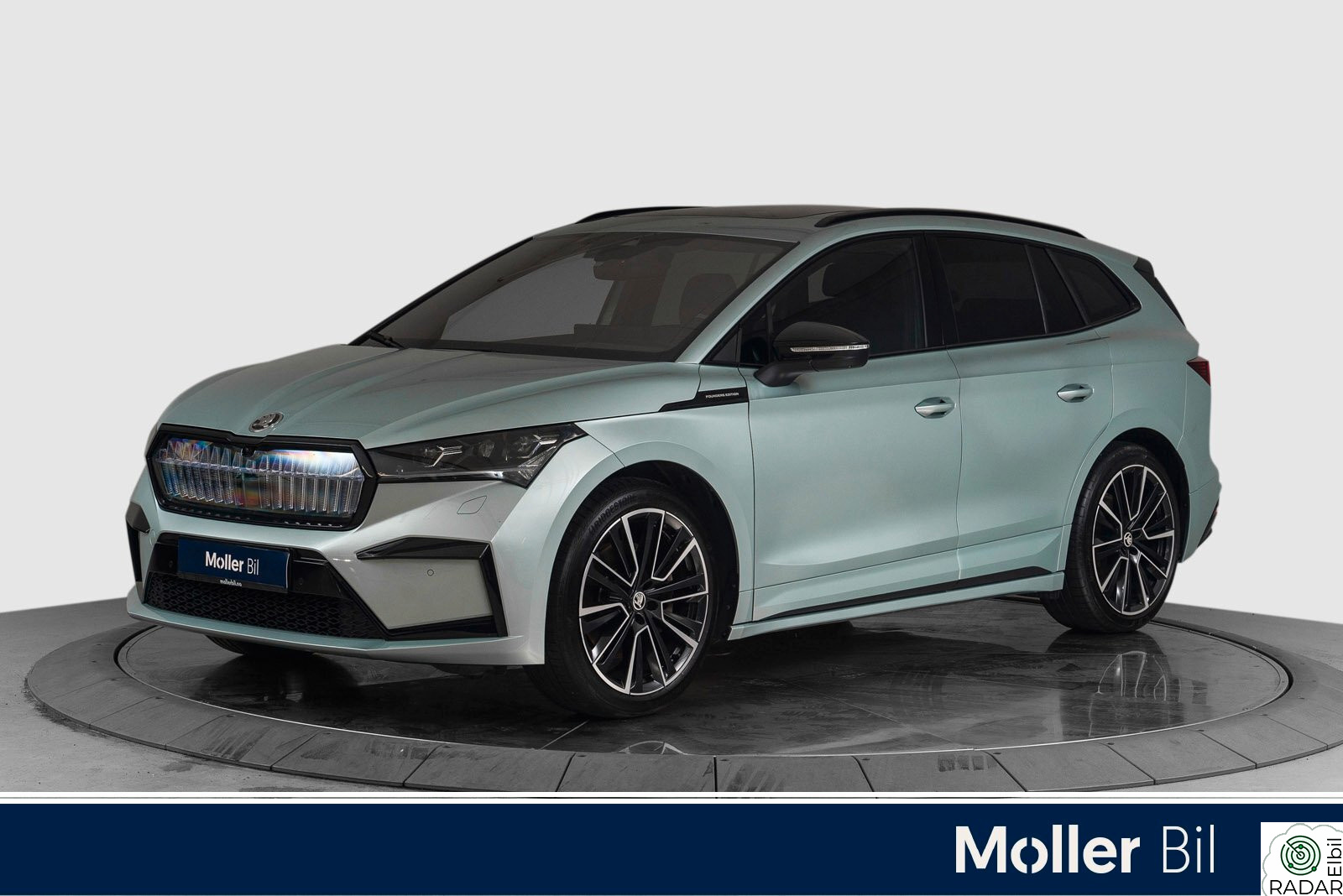 SKODA ENYAQ 80X iV 80x Founders Edition Arctic silver-360Kam,Pano,HUD