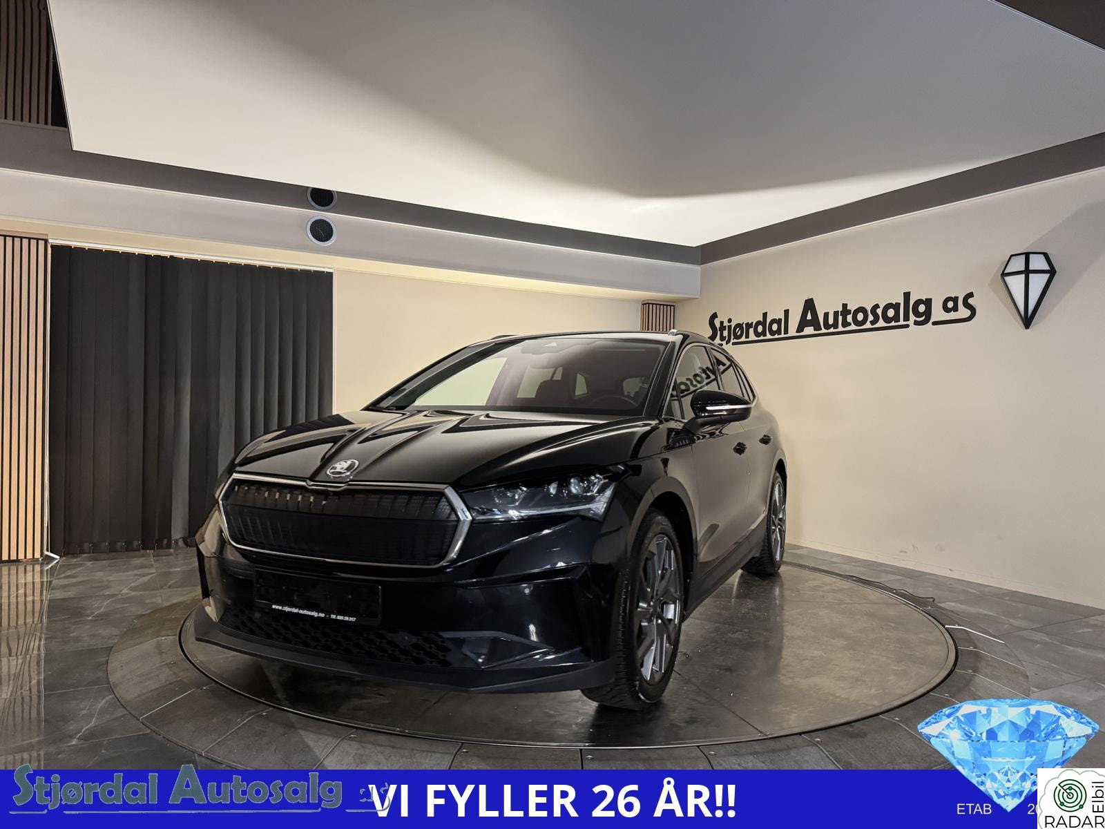 SKODA ENYAQ 80X IV80X MATRIX,Skinn,M/Memor,Kamera,Krok,Navi,Norsk,1eier