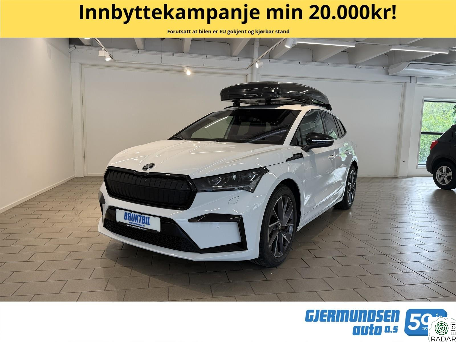 SKODA ENYAQ 80X NY Sport Line 80 X, Skiboks,h feste