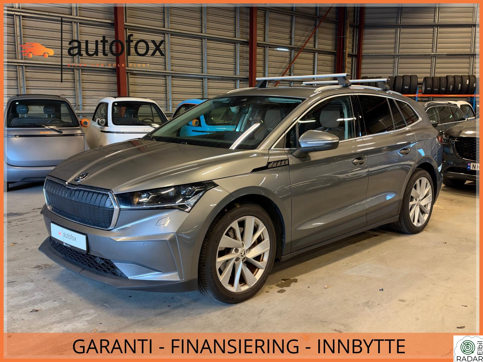 SKODA ENYAQ 80X 80X/NORSK BIL/1 eier/Helskinn/Memory/ACC/Hengerfeste/++