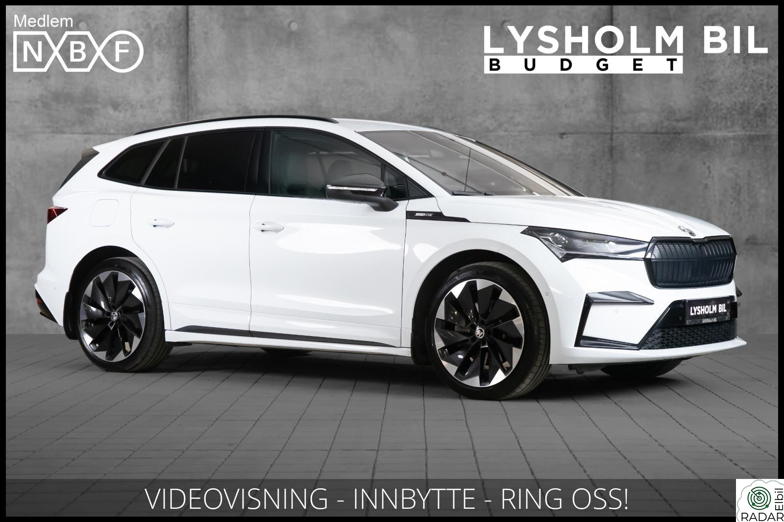 SKODA ENYAQ 80X iv80X Sportline/Krok/Matrix/Solgardiner/Acc/Lav km/