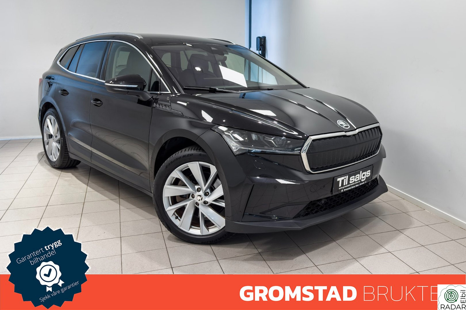 SKODA ENYAQ 80X iV80X Norsk/LED-Matrix/Skinn/Hengerfeste/++