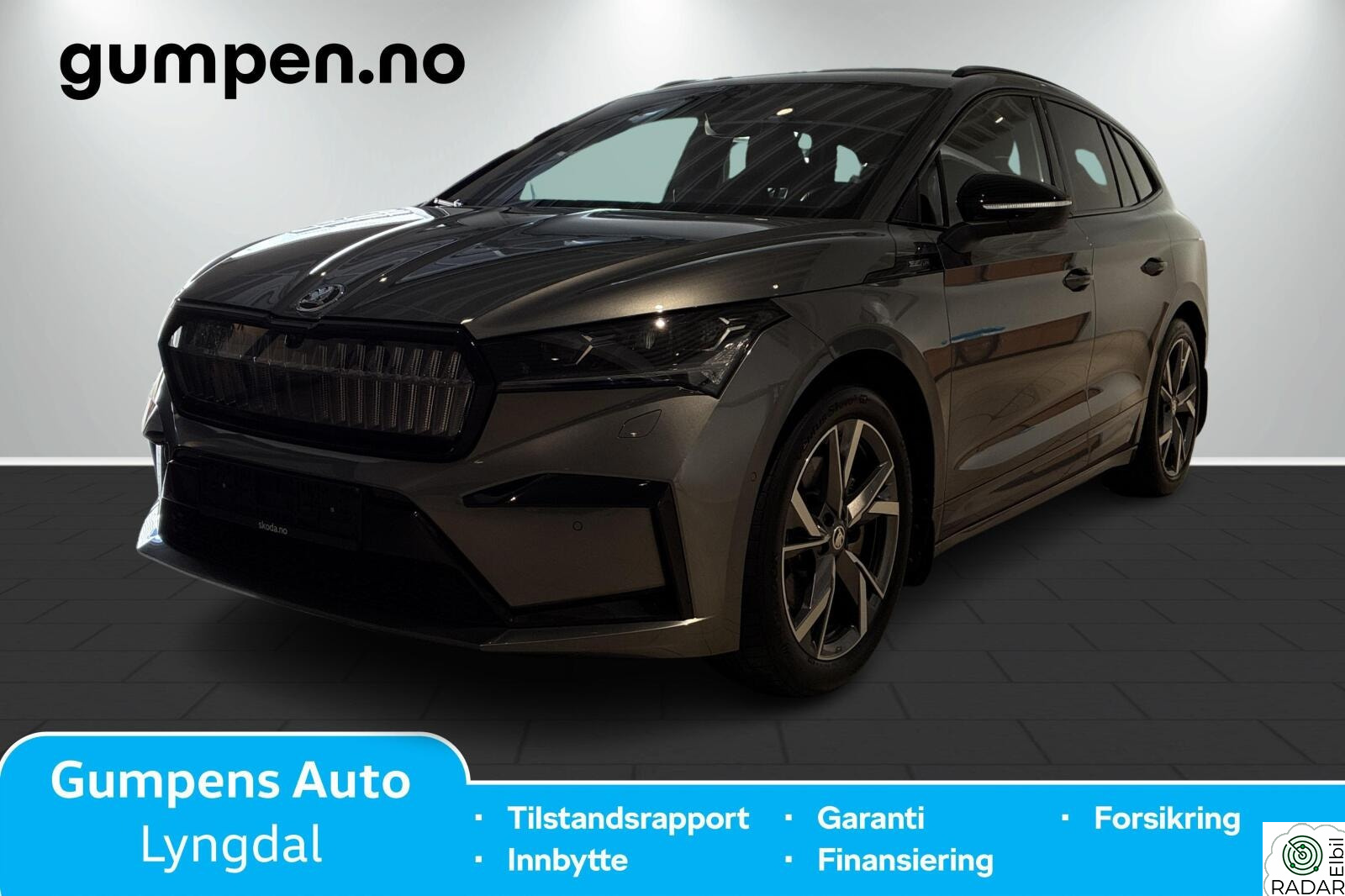 SKODA ENYAQ 80X iv 80x sportline Ryggekamera,Krok, Crystal Face