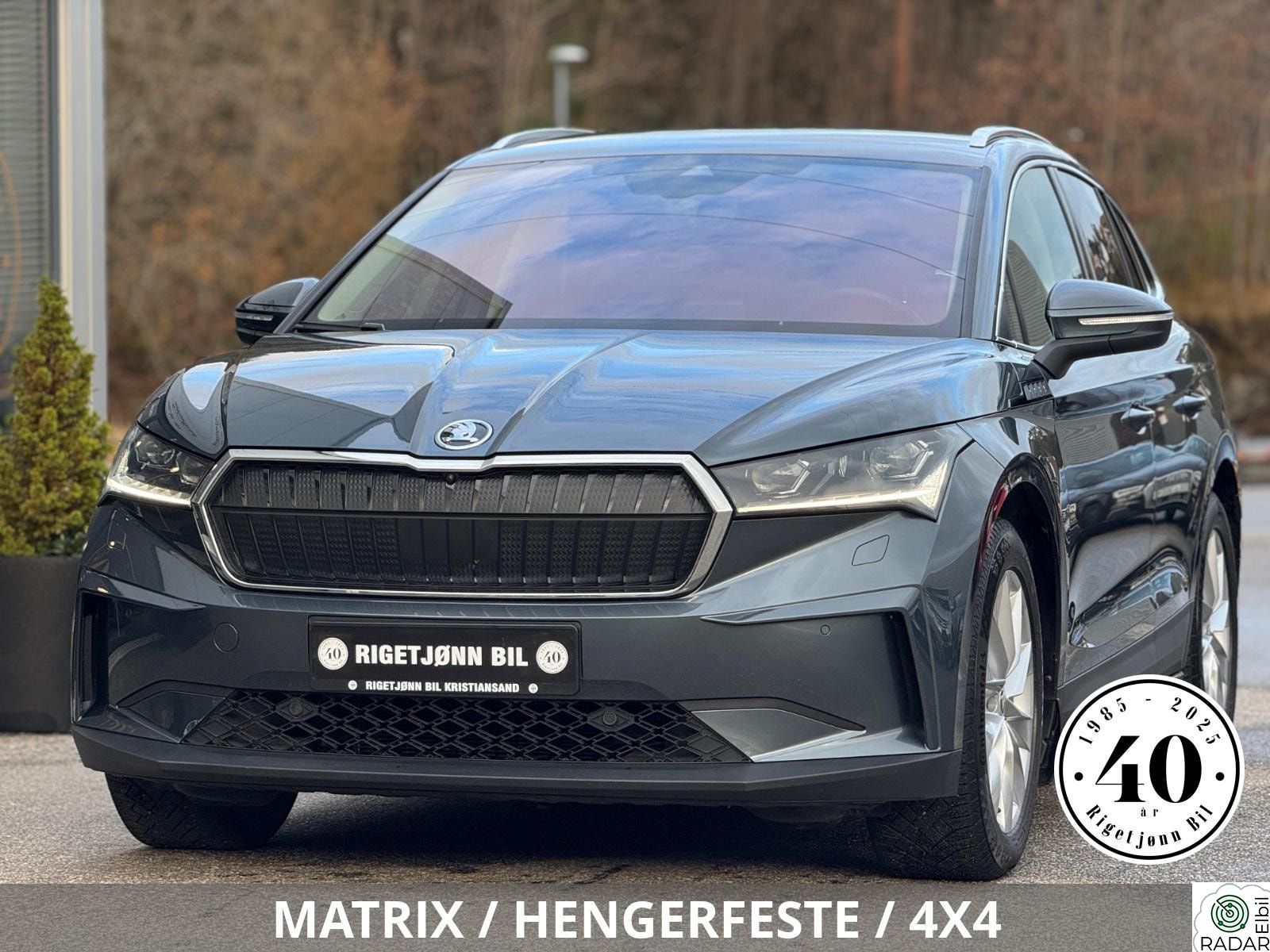 SKODA ENYAQ 80X iV 80X, Skinn, Navi, ACC, 360, MATRIX, H.Feste +++