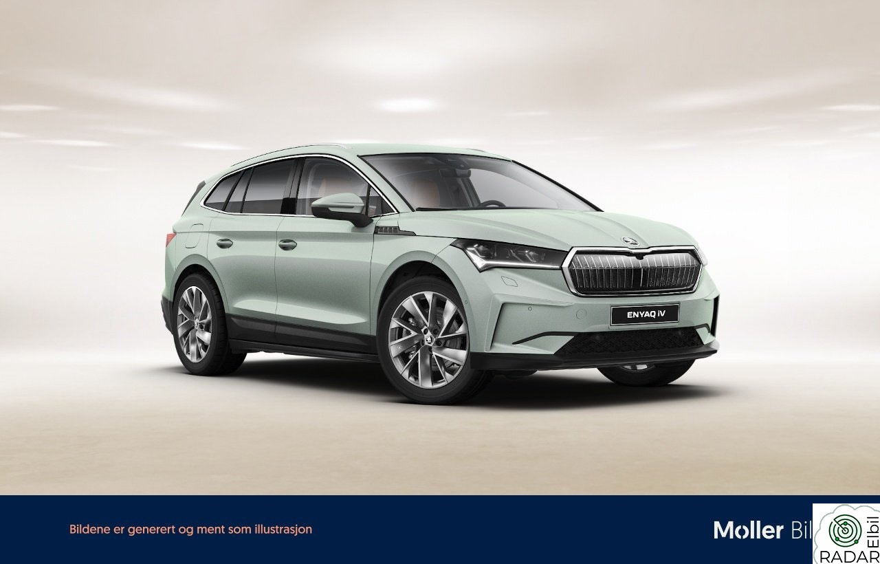 SKODA ENYAQ 80X iv 80x Hengerfeste, Led-Matrix, KESSY, navigasjon ++