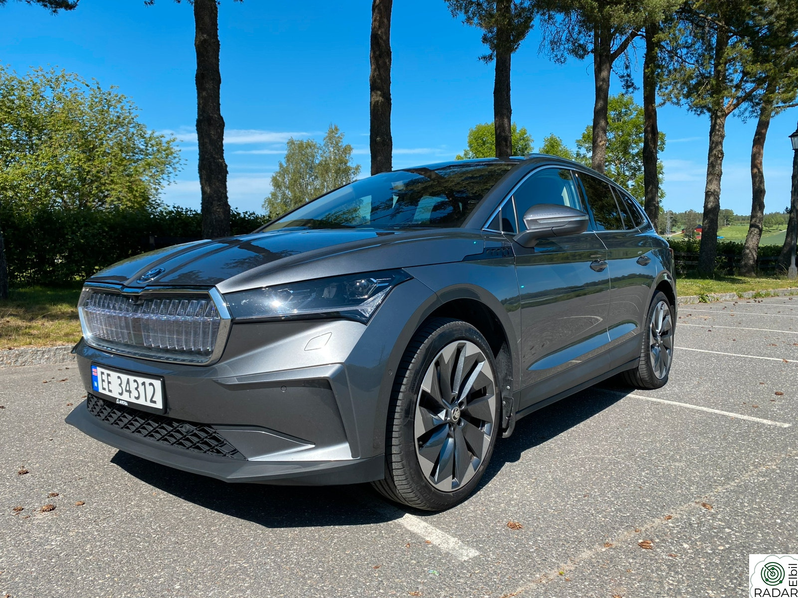 SKODA ENYAQ 80X iV80X Crystal Face, Skinn, Massasje fører sete, Krok