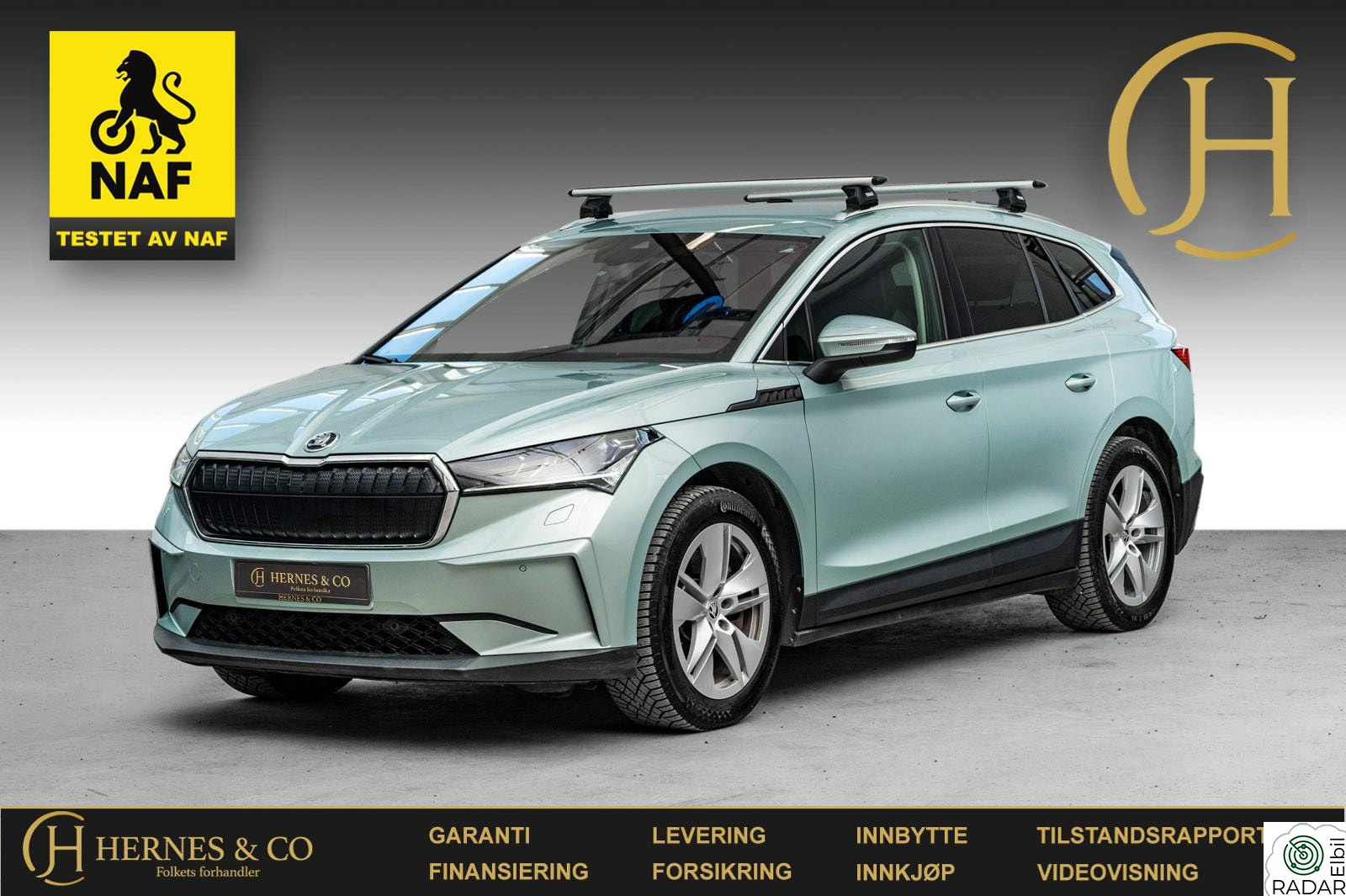 SKODA ENYAQ 80X IV80X/4x4/Norsk/Acc/R.kam/Takstativ/Navi/Krok/Memory/+