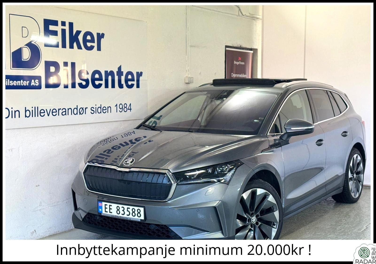 SKODA ENYAQ 80X 80X/Helskinn/Panorama/MatrixLed/El.sete/Krok/21"Alu++