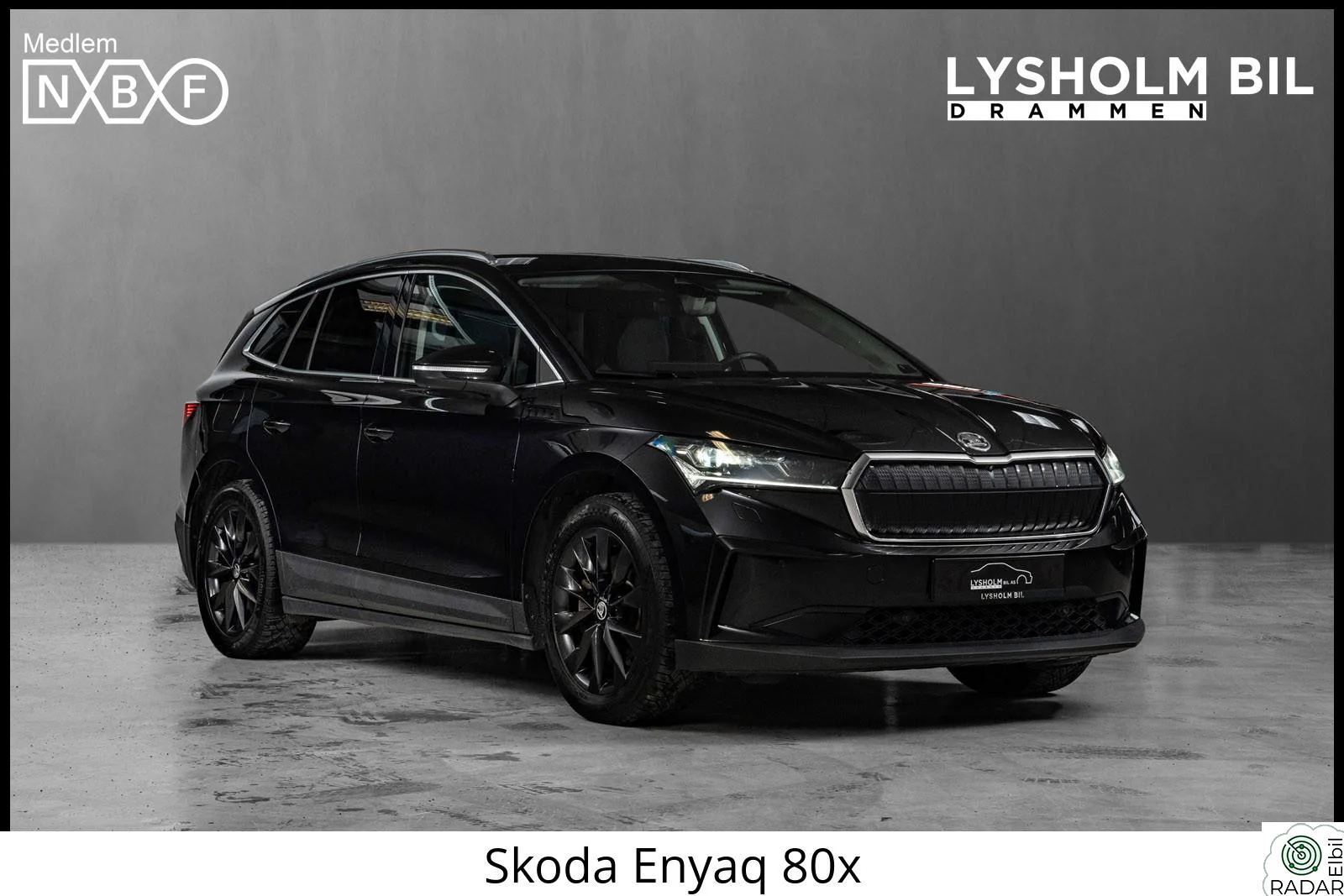 SKODA ENYAQ 80X iV80x /Krok/LED Marix/ACC/Varmepumpe/1 eier/Navi/DAB/