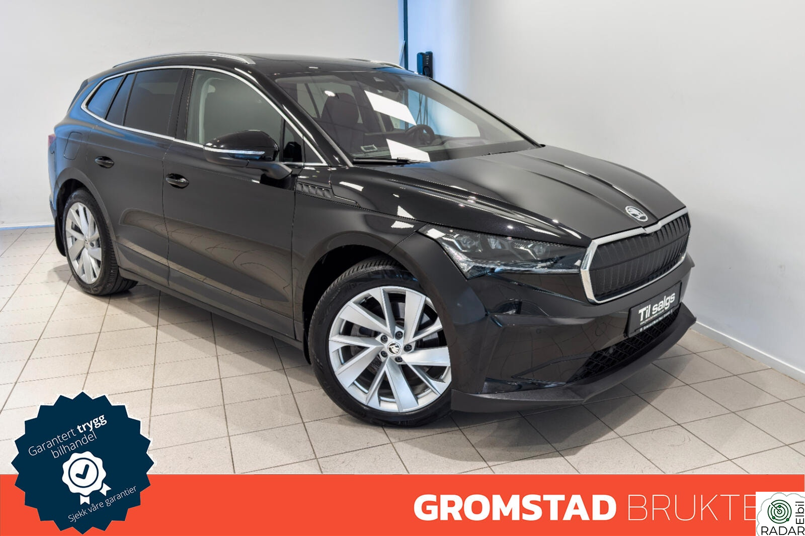 SKODA ENYAQ 80X iV80X Norsk/LED-Matrix/Skinn/Panorama/Hengerfeste/++