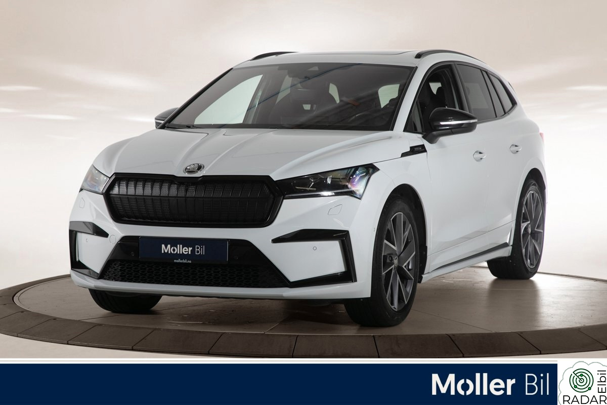SKODA ENYAQ 80X iv 80x sportline HUD|Krok|Elseter|R.kamera|Pano.tak