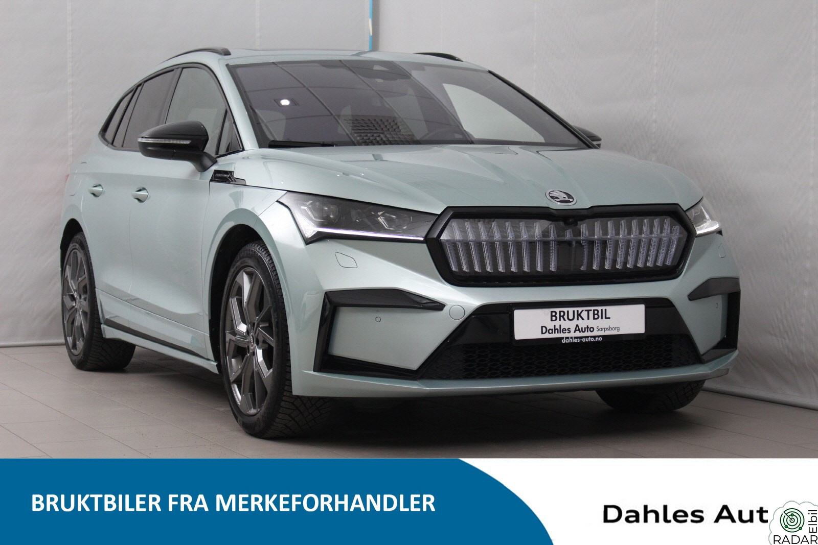 SKODA ENYAQ 80X iv 80x fe arctic silver Krok/Pano/massasje/headup/Skinn