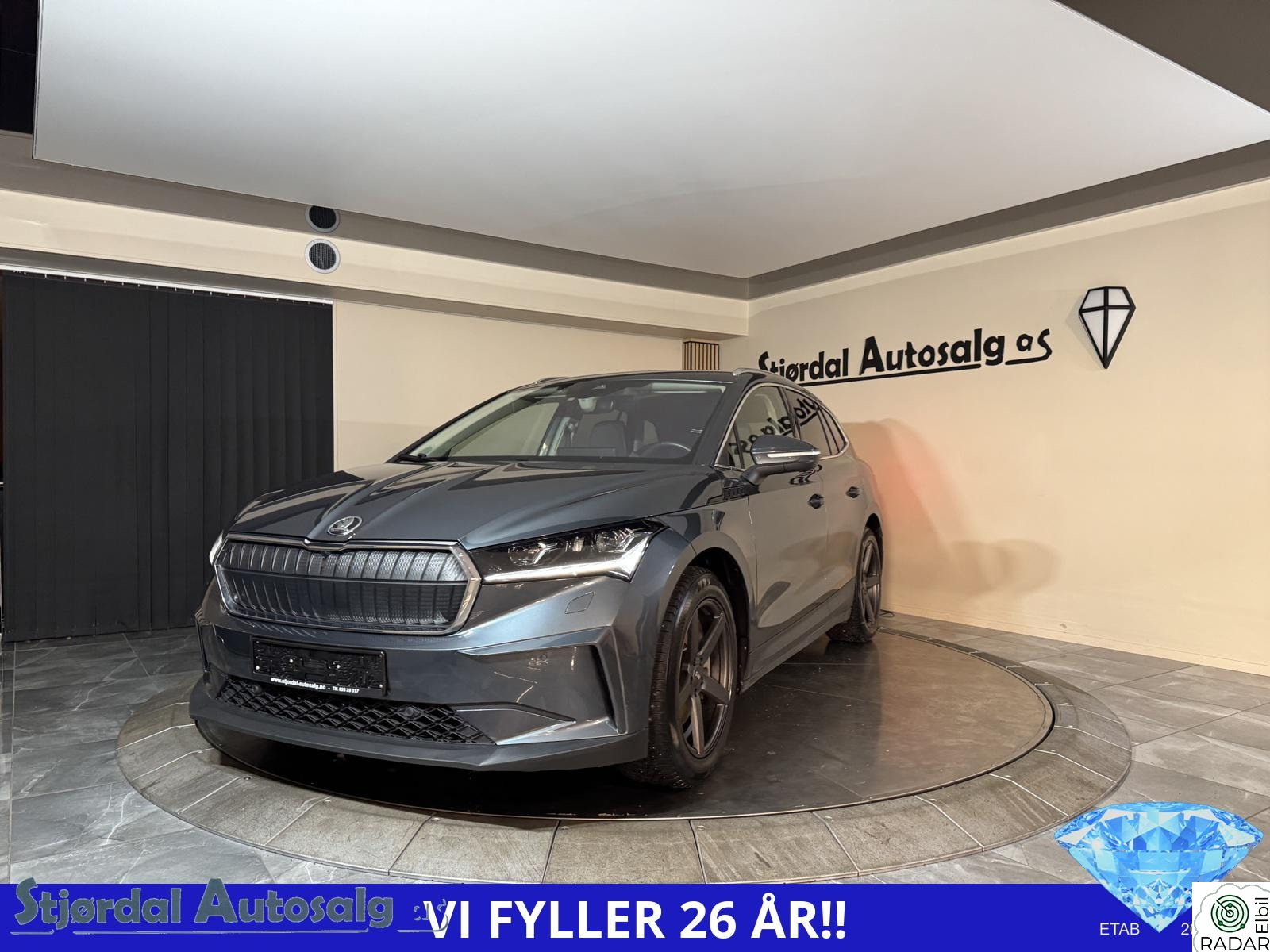 SKODA ENYAQ 80X IV80X 4x4,Familiepakke,Navi,Skinn,Krok,Velhodl Norsk