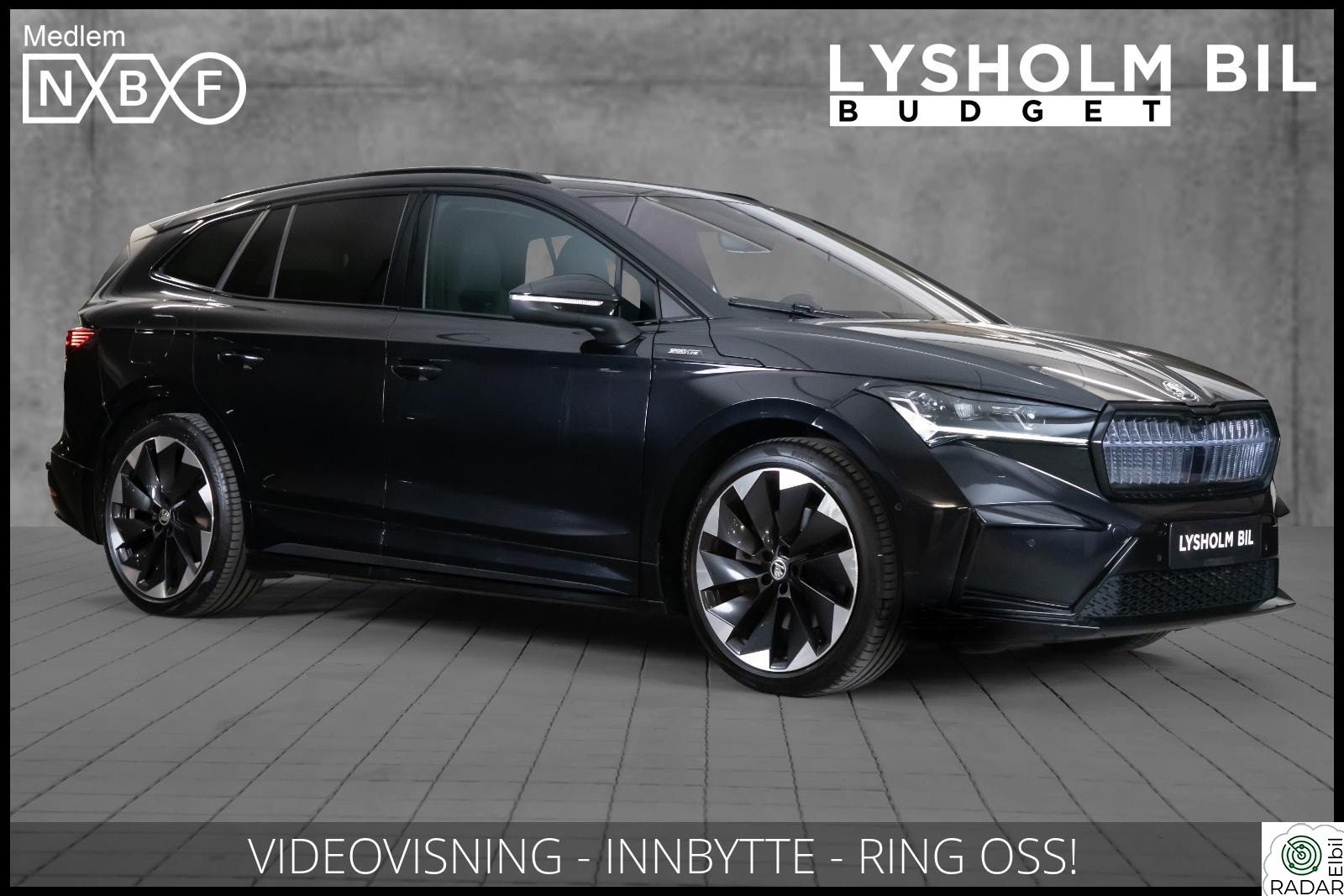 SKODA ENYAQ 80X iv80x Sportline/Lysgrill/HUD/Matrix/Krok/Massasje/Pano
