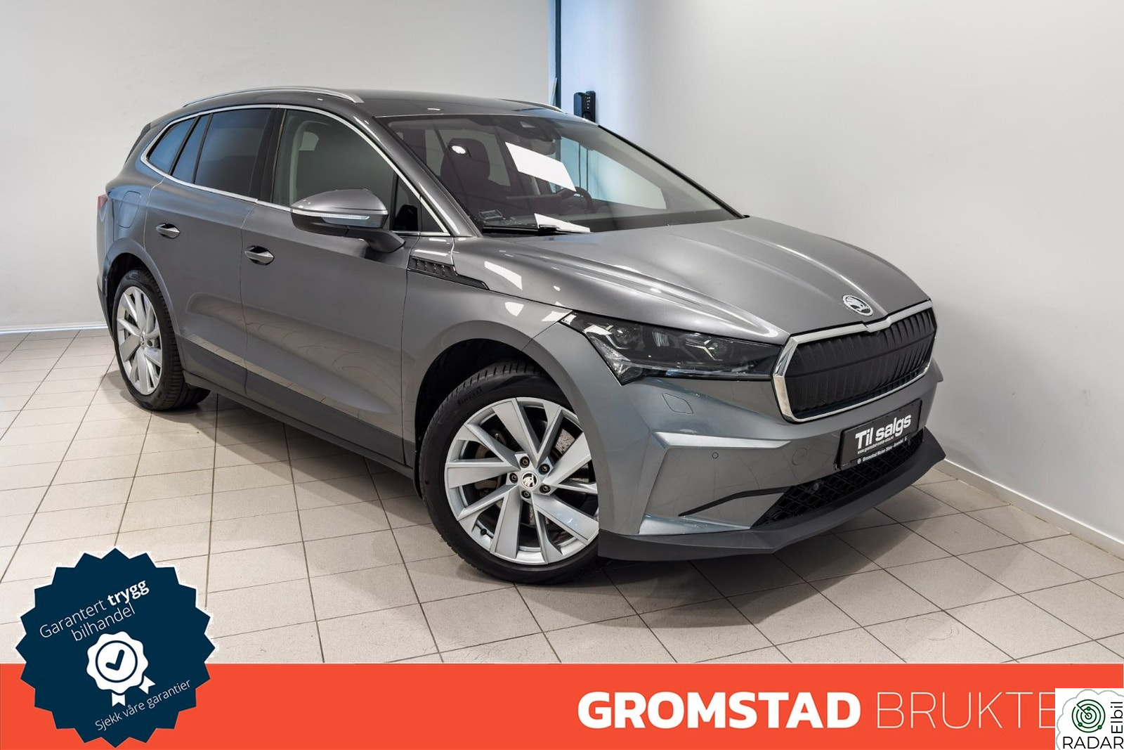 SKODA ENYAQ 80X iV80X Norsk/LED-Matrix/Skinn/Hengerfeste/++