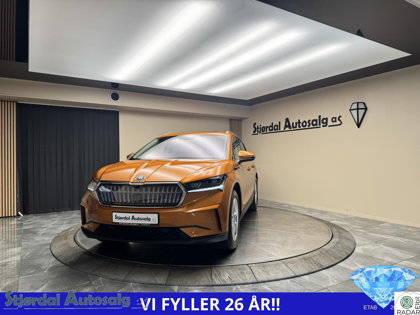 SKODA ENYAQ 85X 85X/HUD/Pano/Suite/Skinn/Gardiner/Crystal/1-eier/Norsk