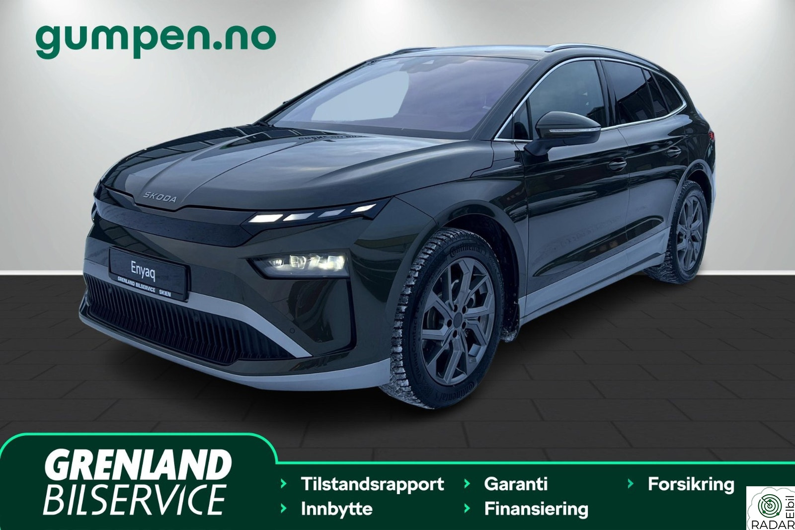 SKODA ENYAQ 85X 85x , Matrix, Hengerfeste, Batteri varming , Delskinn